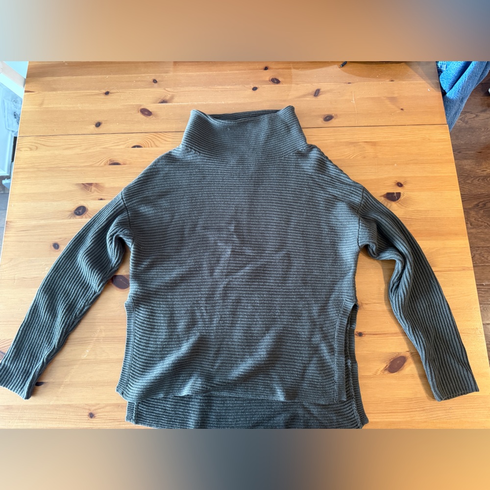 Petal & Pup Forest Green Turtleneck Sweater